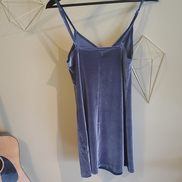 Hollister Blue Velvet Cami Dress - Picture 7 of 7